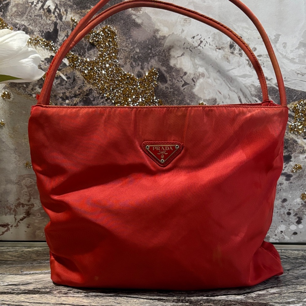 Prada Vibrant Red Shoulder Bag